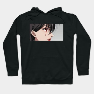 Anime Eyes - Red Tearfull Eyes Hoodie